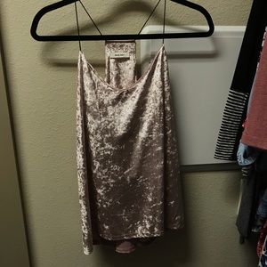 Boutique velvet tank